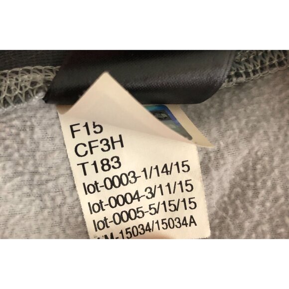 The North Face Womens Glacier Fleece Pullover 1/4 Zip Thumbholes Gray L - Picture 5 of 5